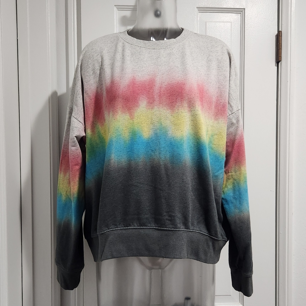 Sundry Rainbow Ombre Sweatshirt